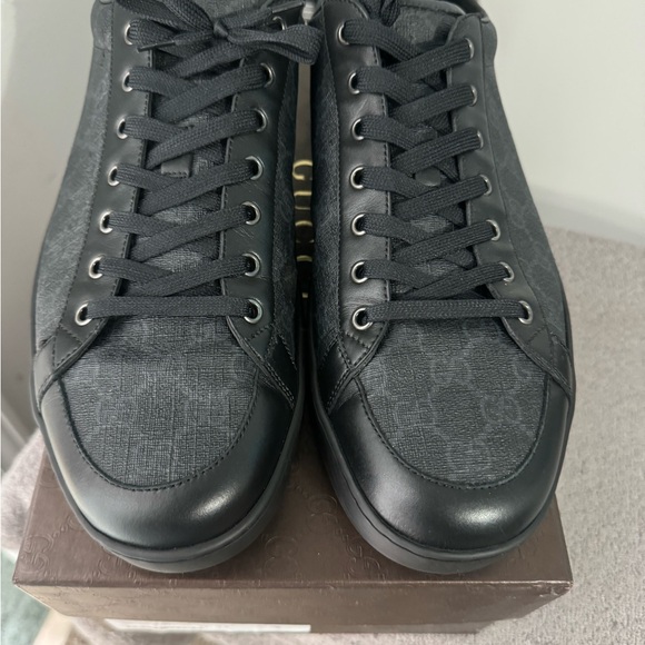 Men’s black Gucci shoes size 15 box included - Picture 2 of 10
